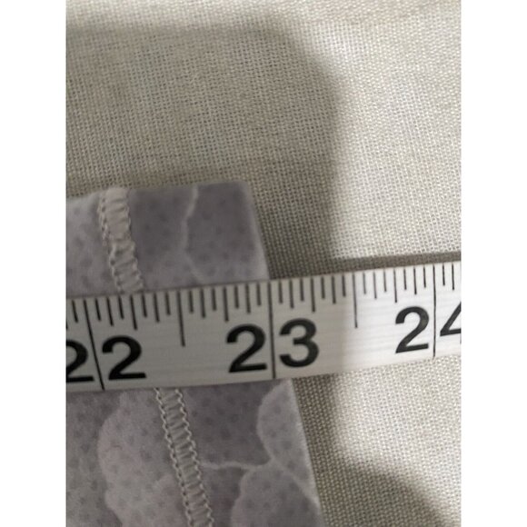 Athleta Girls Leggings white purple cloud pattern Size Medium 8-10 - Picture 5 of 7